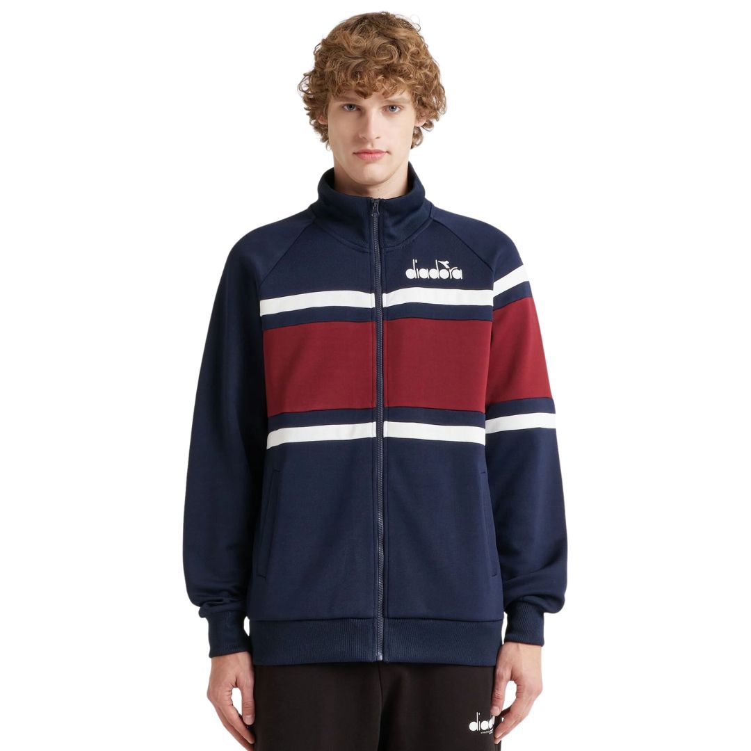 Diadora Blue Denim/Optical White 80s Track Jacket