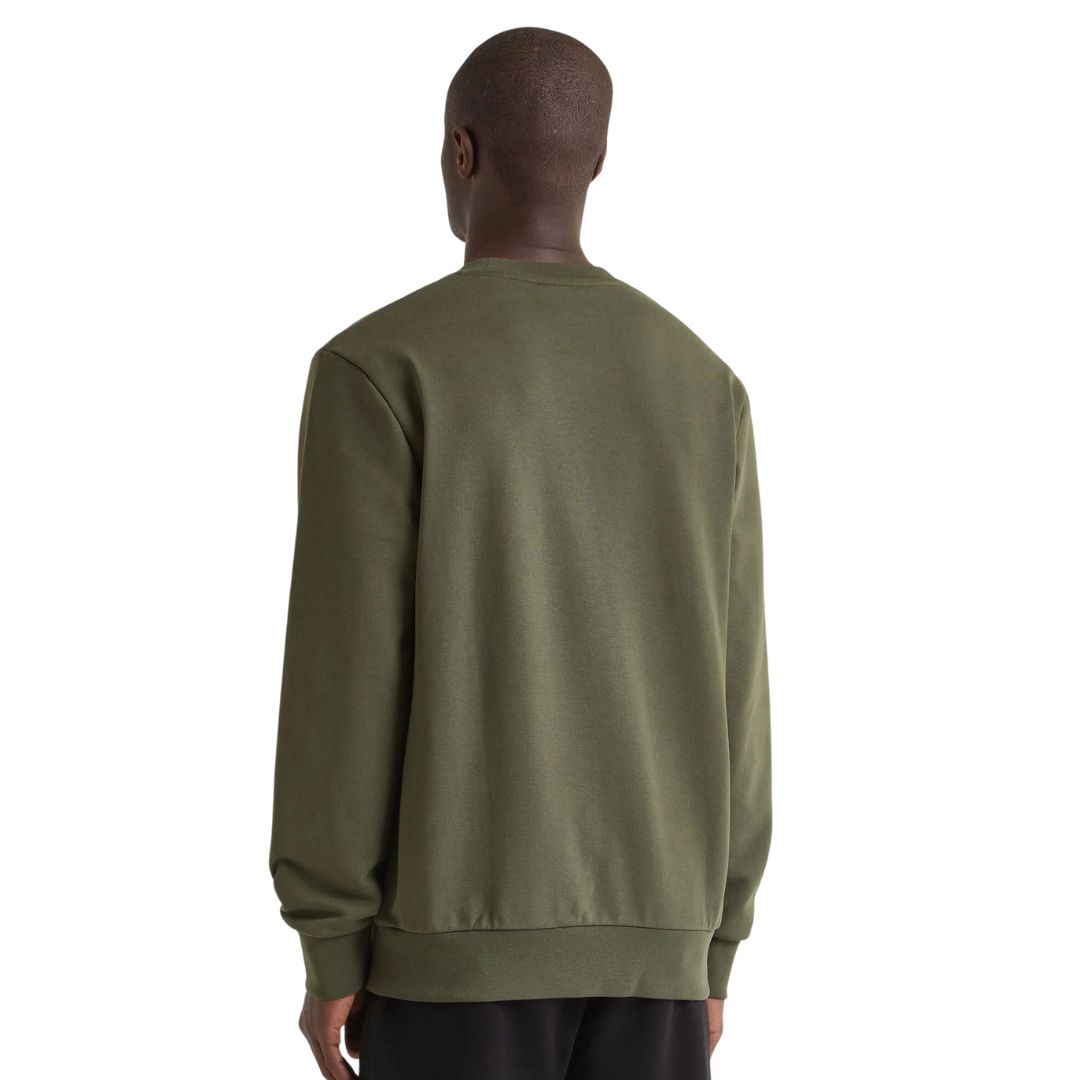 Diadora Green Rifle Crew Logo Sweatshirt