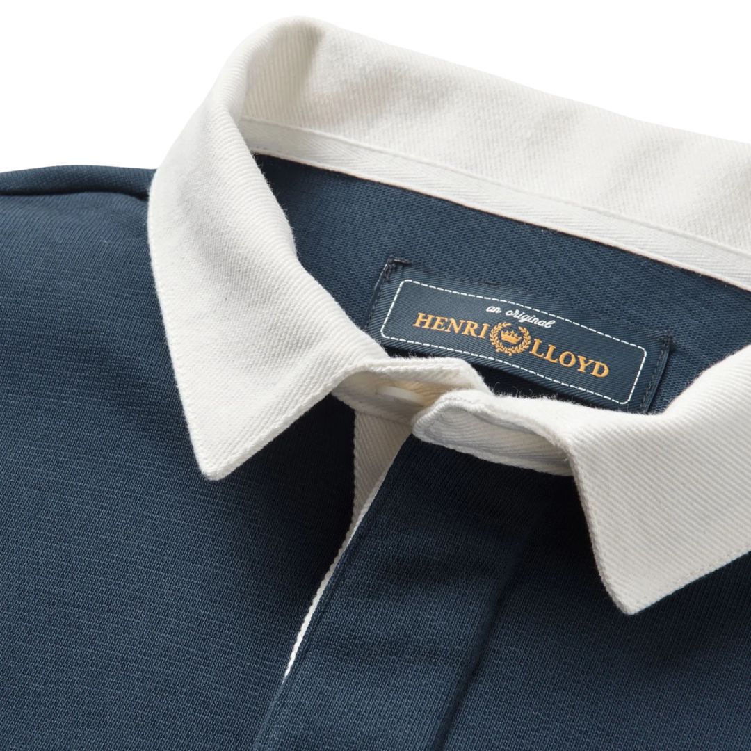 Henri Lloyd Navy Blue Voyager Rugby Shirt