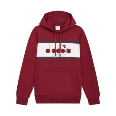 Diadora Empire Red Logo Hoodie