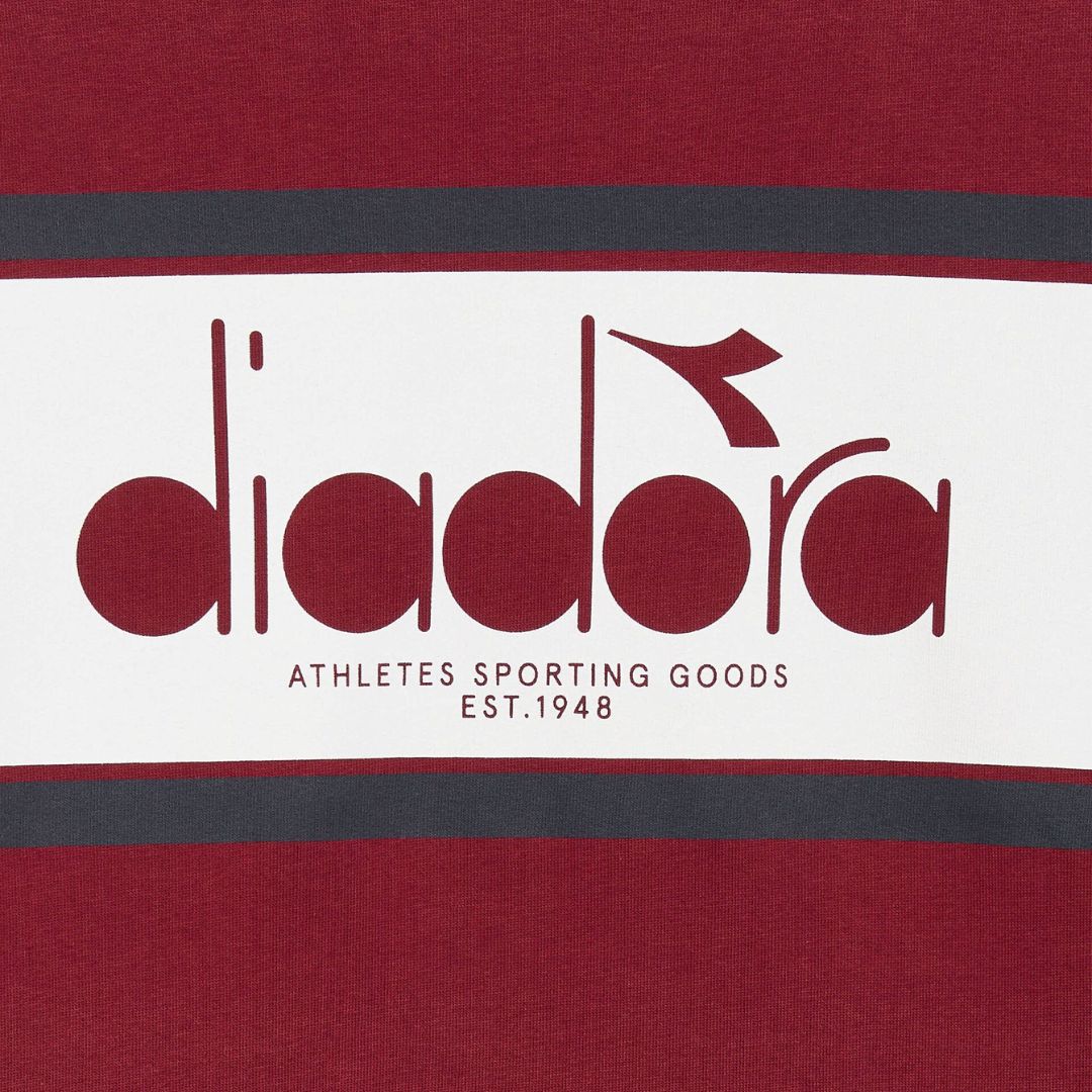 Diadora Empire Red Logo Hoodie