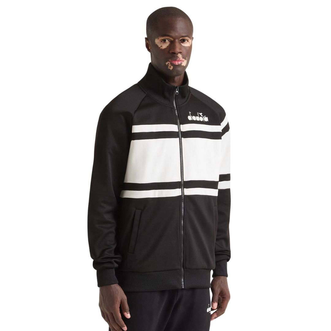 Diadora Optical White/Black 80s Track Jacket