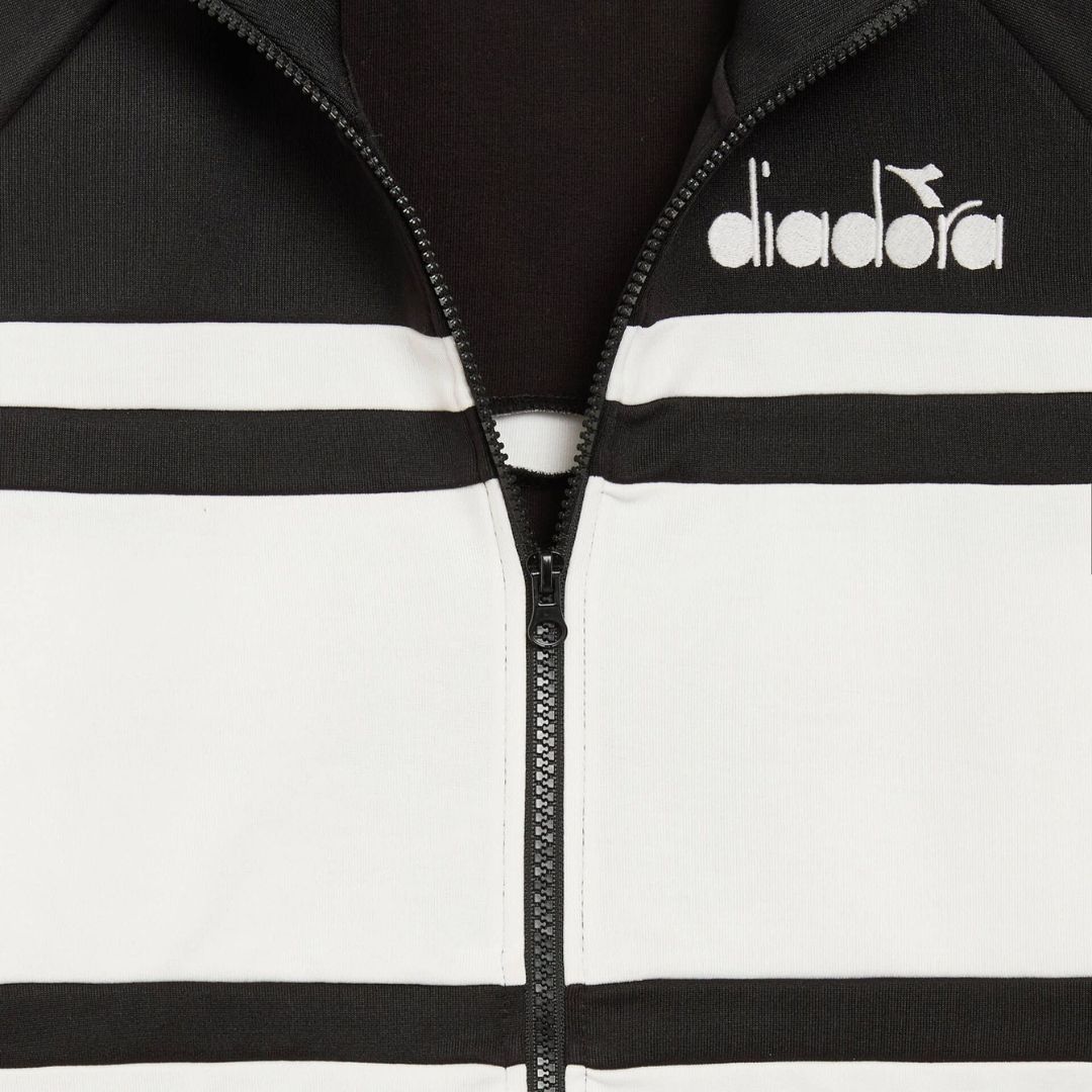 Diadora Optical White/Black 80s Track Jacket