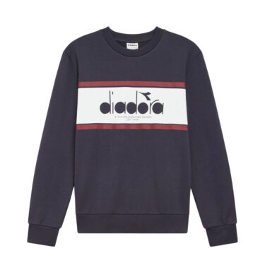 Diadora Empire Red Crew Logo Sweatshirt