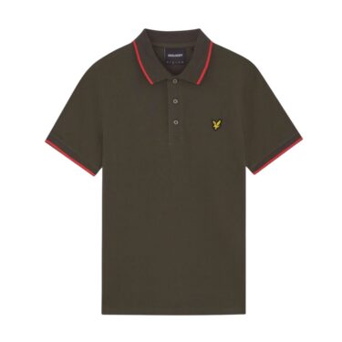 Lyle & Scott Soft Black Tipped Polo Shirt