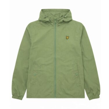 Lyle & Scott Green Water Resistant Hooded Jacket