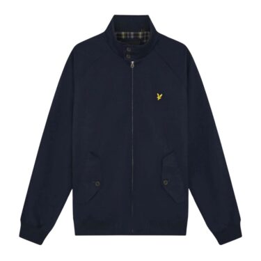 Lyle & Scott Navy Cotton Harrington Jacket