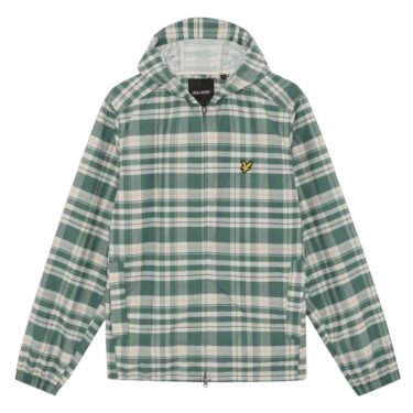 Lyle & Scott Tartan Lightweight Hooded Jacket