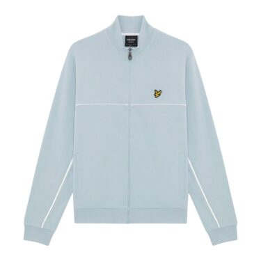 Lyle & Scott Opal Blue Piped Full Zip Track Top