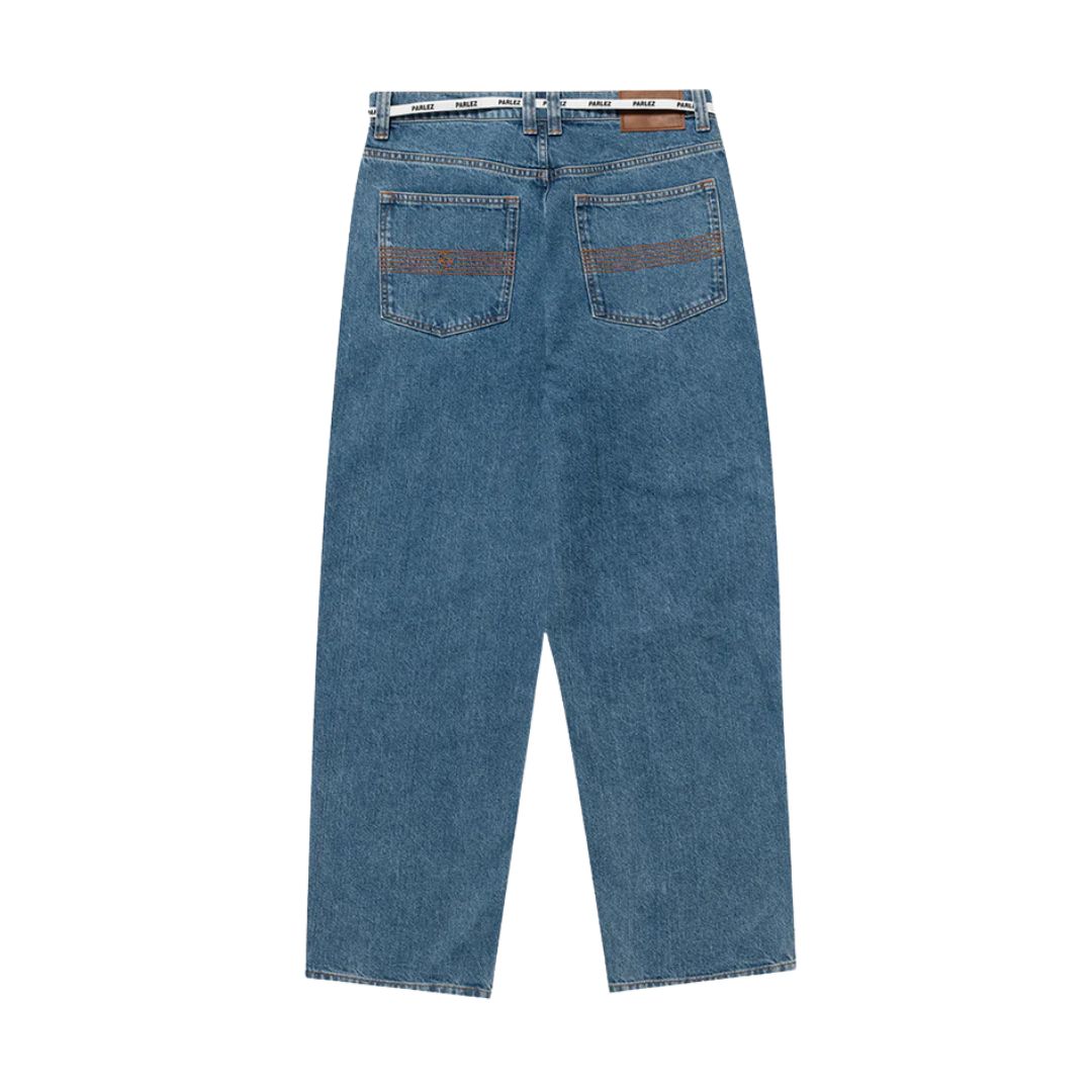 Parlez Indy Denim Jeans Mid Indigo Wash