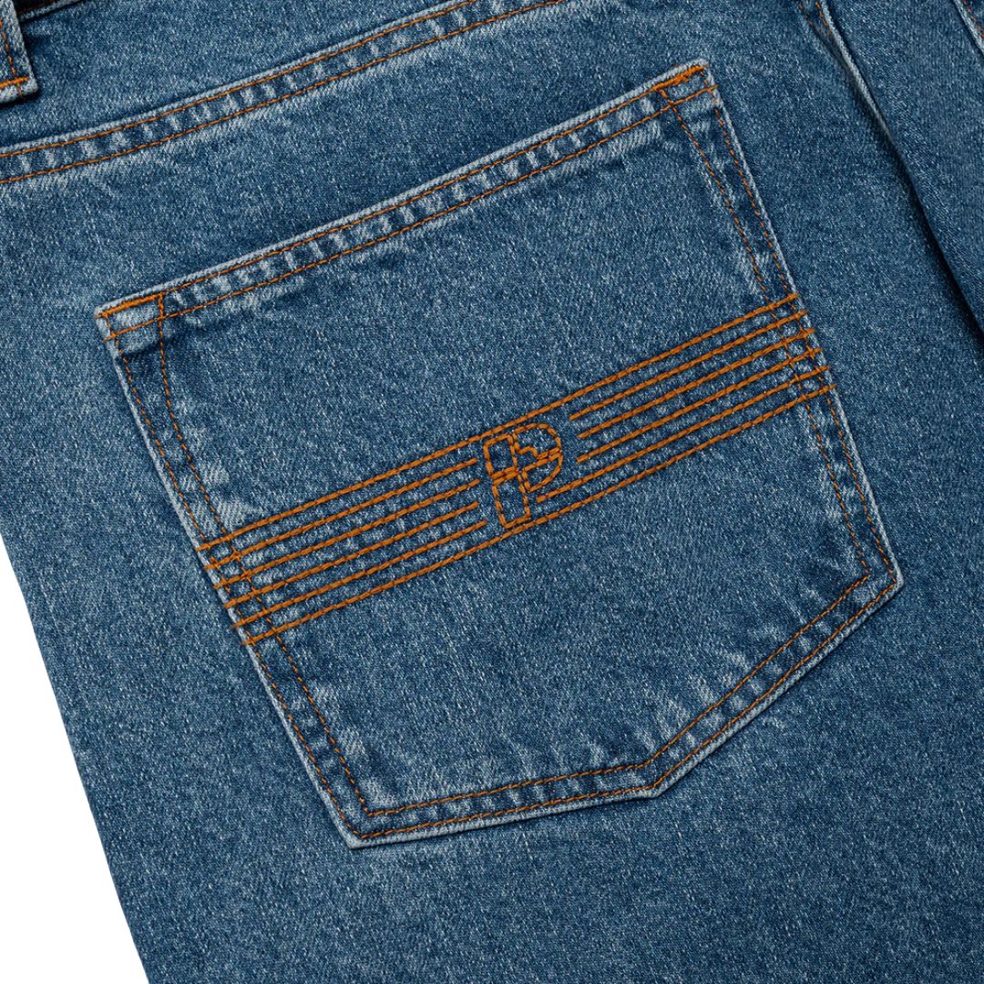 Parlez Indy Denim Jeans Mid Indigo Wash