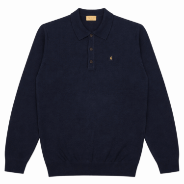 Gabicci Vintage Francesco Navy Polo Shirt