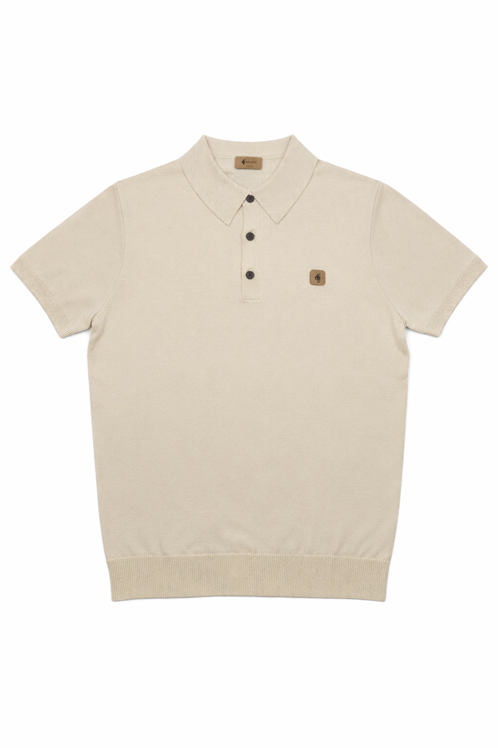 Gabicci Vintage Jackson Cream Polo Shirt