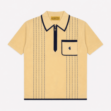 Gabicci Vintage Darron Lemon Polo Shirt