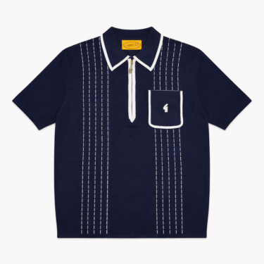 Gabicci Vintage Darron Navy Polo Shirt