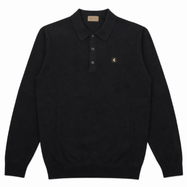 Gabicci Vintage Francesco Black Polo Shirt