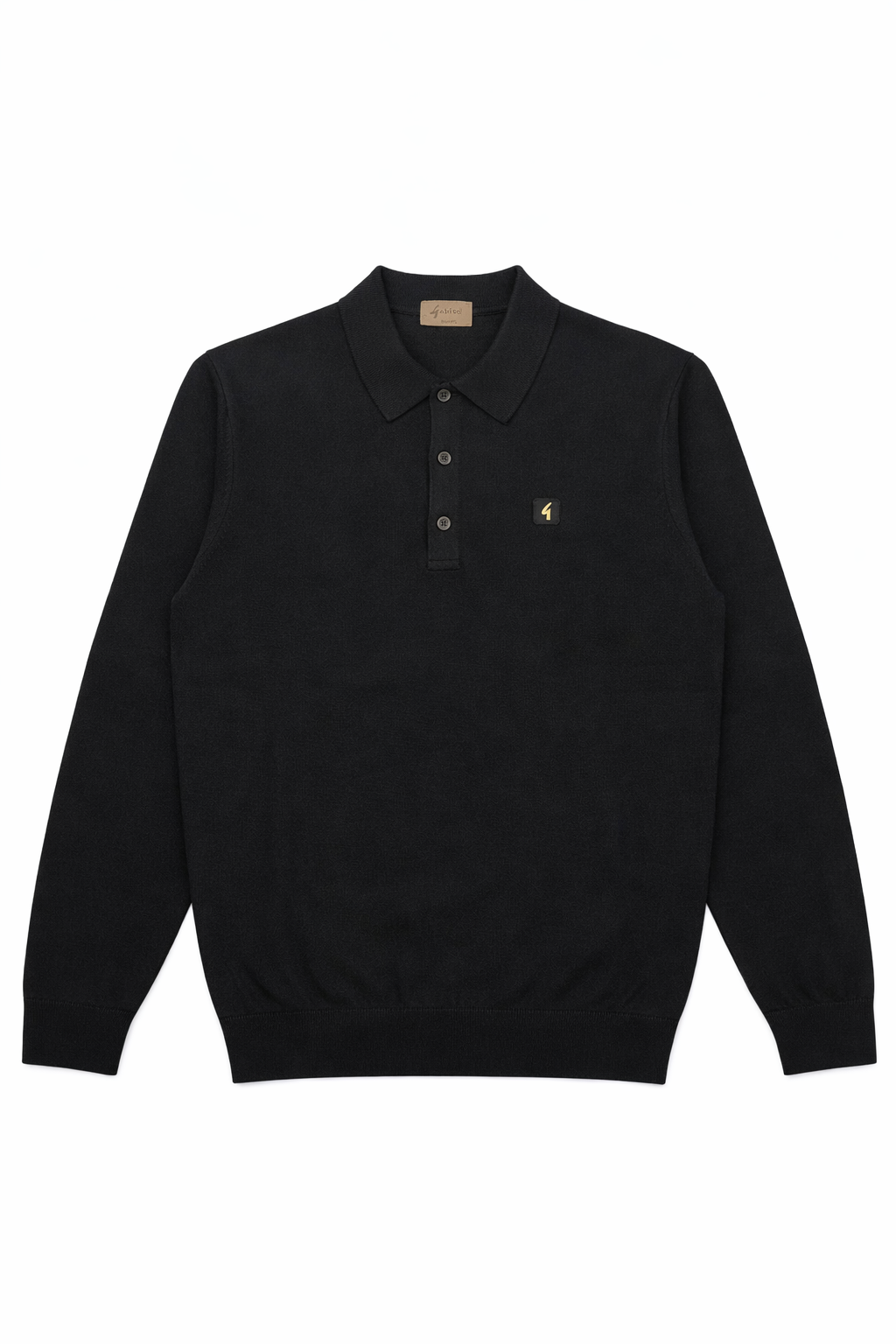 Gabicci Vintage Francesco Black Polo Shirt