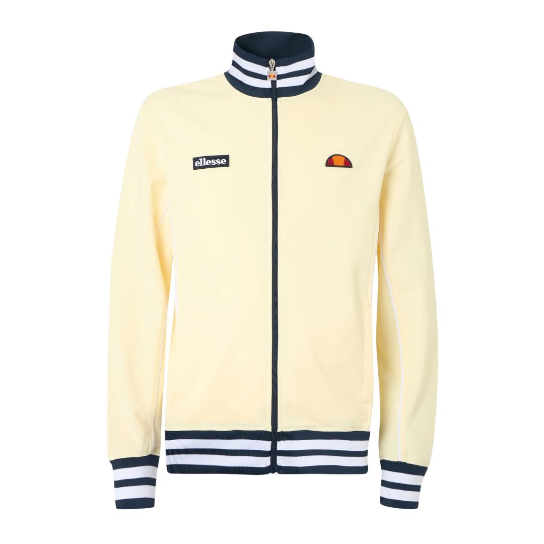 Ellesse Milan Track Jacket Light Yellow/Navy
