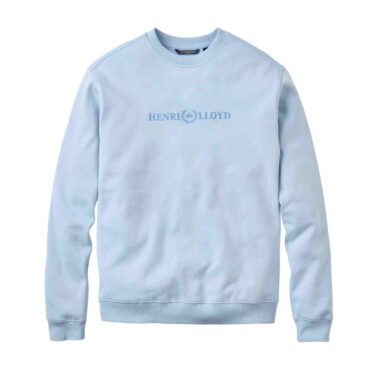 Henri Lloyd Lytham Crew Neck Sweat - Fog Blue