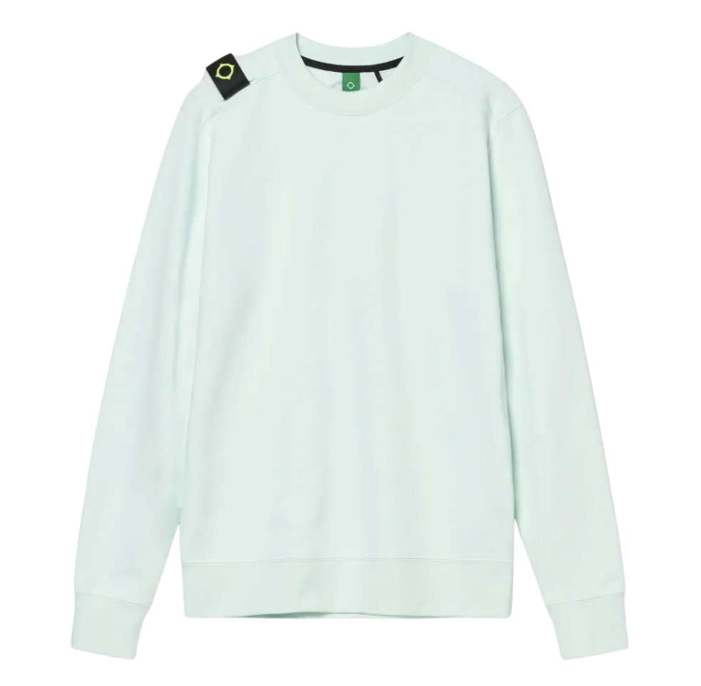 Ma.Strum Crew Sweatshirt Frost Blue