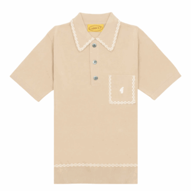 Gabicci Vintage Alexander Polo Shirt Sandstone
