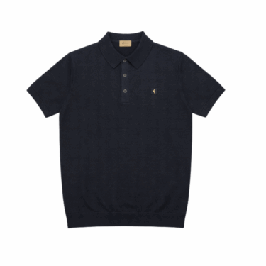 Gabicci Vintage Jackson Navy Polo Shirt