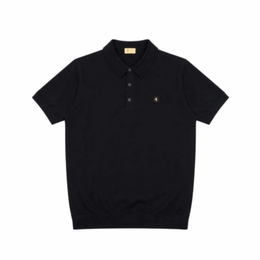 Gabicci Vintage Jackson Black Polo Shirt