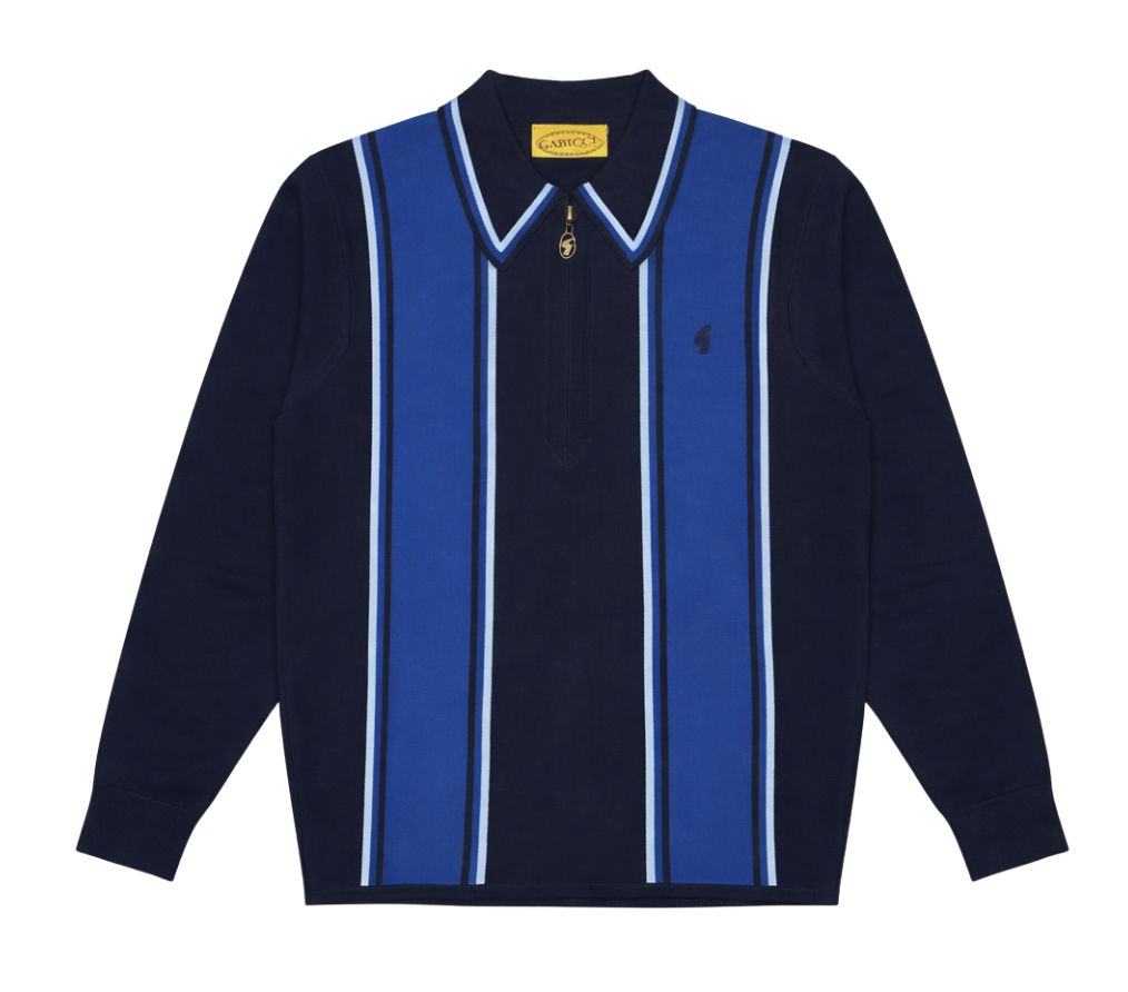 Gabicci Vintage Xander Navy Polo Shirt