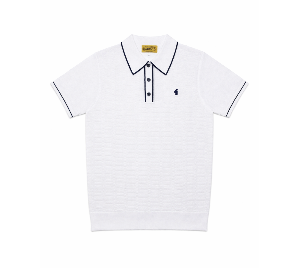 Gabicci Vintage Ronnie White Polo Shirt