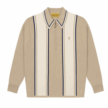 Gabicci Vintage Xander Sandstone Polo Shirt