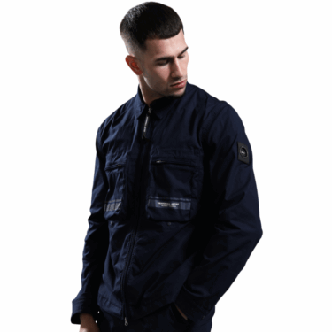 Marshall Artist Seafield Overshirt Navy